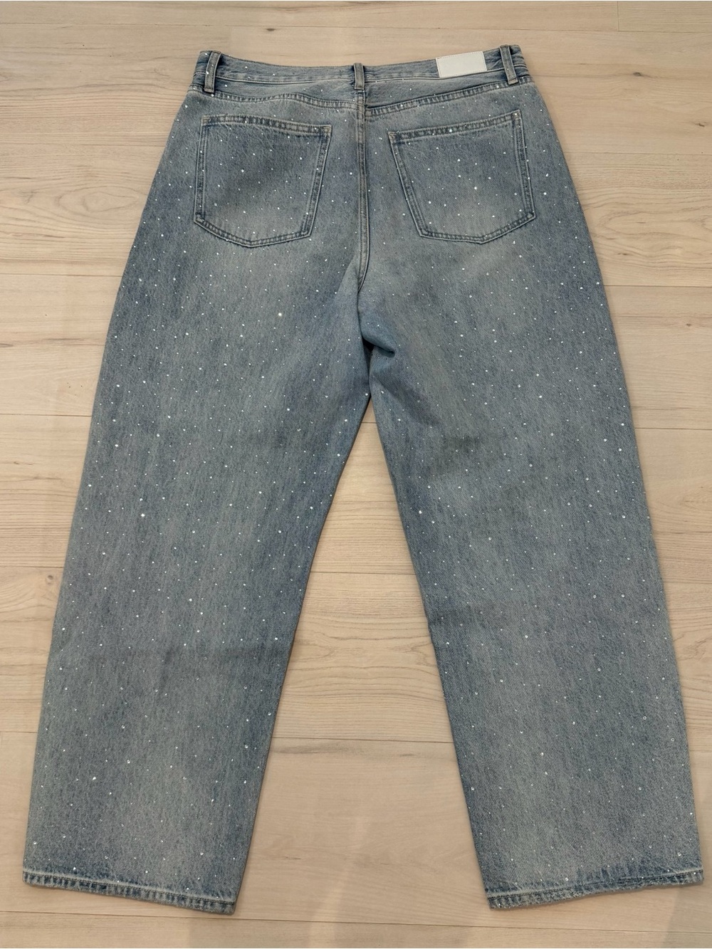 pistola Light Blue Sparkle Relaxed Jeans - Picture 4 of 4